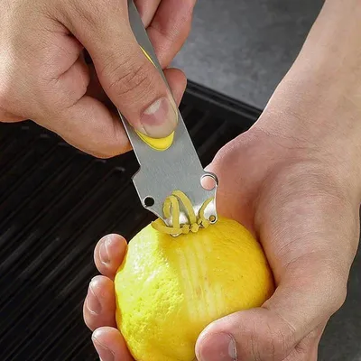 Produktbild von CHPN - Zitronenreibe - Zester - Zitronenreibe - Reibe - Reibe - Zitrusreibe - Zitronenschäler - Peeling - Küchenzubehör - Zitrusreibe