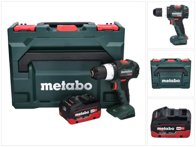 Zdjęcie produktu dla Wiertarko-wkrętarka akumulatorowa Metabo BS 18 LT BL 18 V 75 Nm bezszczotkowa + 1x akumulator 5,5 Ah + metaBOX – bez ładowarki