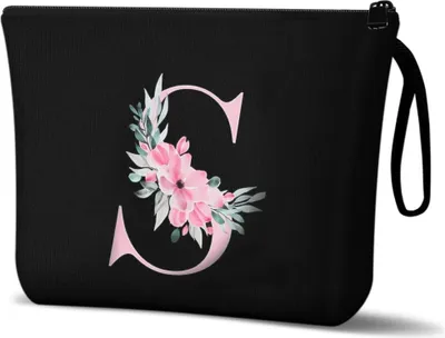 Image de Trousse de maquillage en toile pour femme Organiseur de trousse de maquillage multifonctions