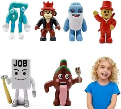 Produktbild von 6pcs Steal A Brainrot Actionfiguren-Set,Niedliches Italienisches Sammelspielzeug,Steal A Brainrot Actionfiguren Set,Süße Sammelfiguren,für Fans