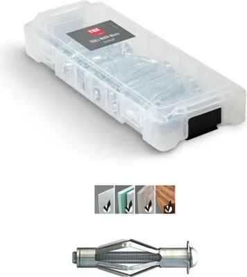 Produktbild von Tox-Dübel-Technik L-BOXX Micro Acrobat Hohlraumdübel 34 tlg.