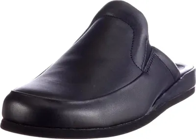 Produktbild von Rohde Herren Pantoffeln Hausschuhe Varberg 6607, Größe:41 EU, Farbe:Schwarz
