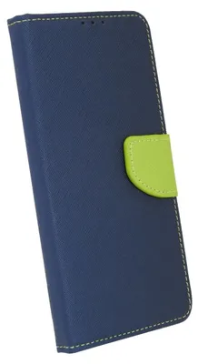 Produktbild von Buch Tasche "Fancy" kompatibel mit XIAOMI REDMI 14C Handy Hülle Etui Brieftasche Schutzhülle mit Standfunktion, Kartenfach Blau-Grün