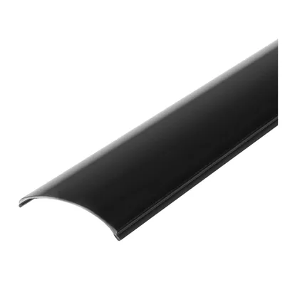 Produktbild von MasterLED LED Profil Abdeckung für Eckprofil 1 m Schwarz Polycarbonat