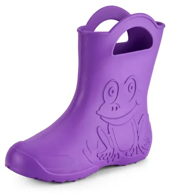 Produktbild von Ladeheid Damen federleichte Eva Gummistiefel Regenschuhe LA-CA-09 (Lilla, 38/39 EU)