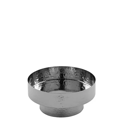 Immagine prodotto di Fink EZ-KALUX, lanterna, ferro, cromato, martellato, color argento, L. 23 cm, P. 23 cm, H. 10 cm, Diametro: 23 cm. Altezza: 10,00 cm. Larghezza: 23,30 cm. Profondità: 23,30 cm. Diametro: 23,30 cm. Codice: 146167