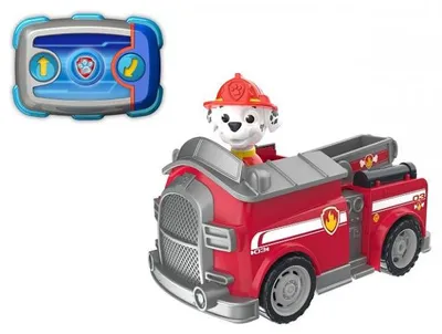 Image de Camion de pompier radiocommande marcus - vehicule rc pat patrouille - spin master - 20118695