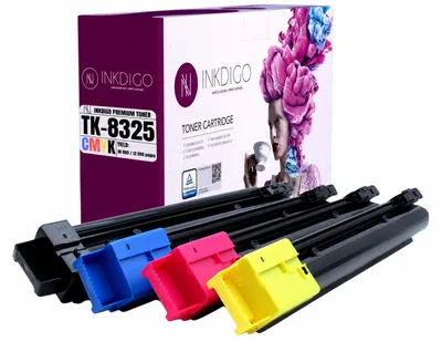Produktbild von Inkdigo Tonerset TK8325 für Kyocera TASKalfa 2551ci – CMYK,, KI-generiertes Bild