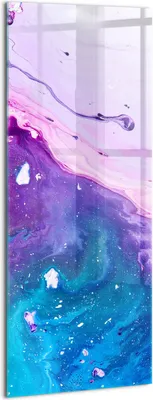 Produktbild von Designer Glasbild - Wandbild - Glas Bild - 50x125 cm - Acrylhintergrund Mit Farbe