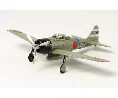 Produktbild von Modellbausatz 1:72 Mits. A6M3 Zero Fighter Model 32 Hamp