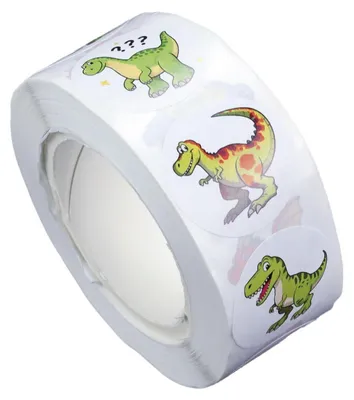 Immagine prodotto di Dinosauri 500 adesivi in rotolo Titanum