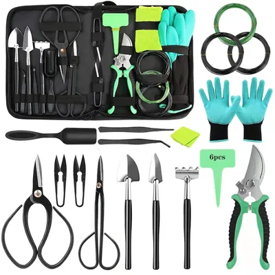 Immagine prodotto di Set di 24 utensili da giardino con una pratica custodia