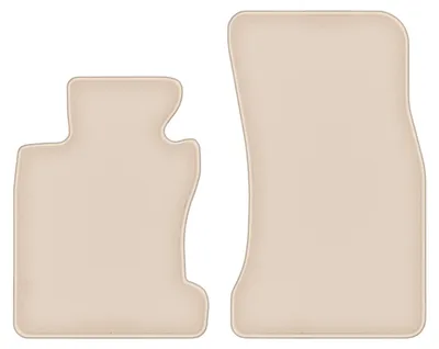 Produktbild von DURBAN Beige Velours-Fußmatten vorne für BMW 5 E60 xDrive (2003-2010)