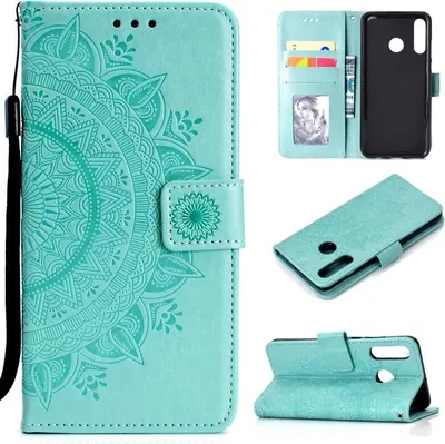 Obrázek produktu pro Huawei P30 Lite Mobile Case Flip Case Cover Bumper Mandala Rose Gold