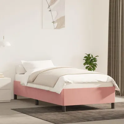 Produktbild von The Living Store Bettgestell Rosa 80x200 cm Samt