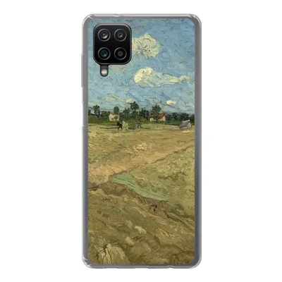 Produktbild von MuchoWow® Handyhülle Schutzhülle Hülle für Samsung Galaxy A12 Gepflügte Felder - Vincent van Gogh Silikon Softcase Handy Hülle - Bild