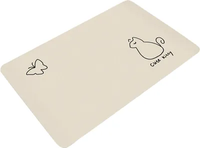 Produktbild von Minimalistischer Teppich mit Tiermuster, vielseitig einsetzbar: Eingangsbereich, Kš¹che, modernes Badezimmer.