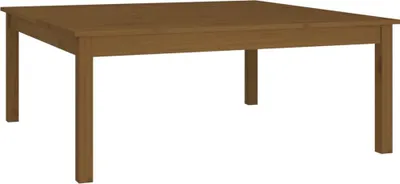 Produktbild von vidaXL Couchtisch Honigbraun 100x100x40 cm Massivholz Kiefer