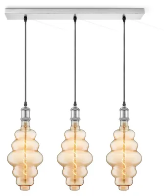 Produktbild von Besselink licht F258603-09,L212301-23, 3 Glühbirne(n), LED, E27, 2200 K, IP20, Silber