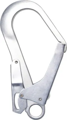 Imagen del producto de Delta Plus, mosquetón de seguridad anticaídas AM022X2 V2, con doble cierre, 55 mm, paquete de 2 unidades