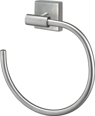 Produktbild von Trendline Handtuchhalter Edelstahl gebürstet Simple Cube Ø 20 cm