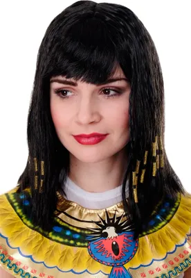 Produktbild von WIG ME UP Karneval Perücke Kleopatra schwarz PW0185