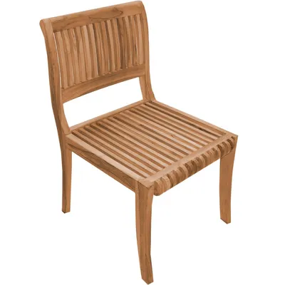 Produktbild von Teako Design Gartenstuhl Cremona Teakholz Massiv Wetterfest