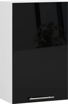 Immagine prodotto di Pensile da cucina OLIWIA Bianco, Nero lucido 2 ripiani 72x50x30 cm