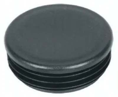 Zdjęcie produktu dla LogistSystem, 10 sztuk, zatyczki do rur okrągłych, średnica 60 mm, do rur okrągłych - zatyczki okrągłe, kolor antracyt - osłona rur wykonana z tworzywa sztucznego PE - zatyczki do rur, służące do osłaniania rur stalowych