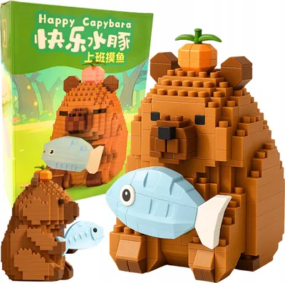 Obrázek produktu pro Stavebnice Kapibara: 3D stavebnice Kapibara