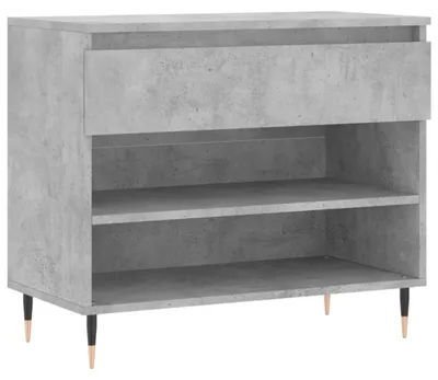 Produktbild von vidaXL Schuhregal Betongrau 70x36x60 cm Holzwerkstoff