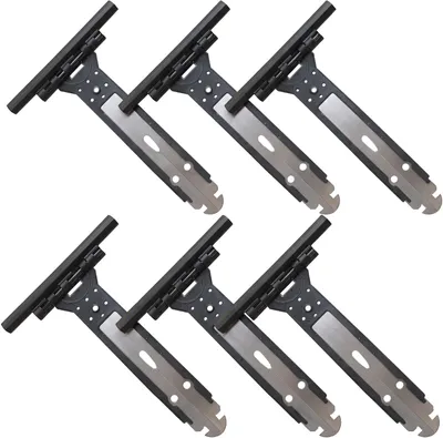 Imagen del producto de Soportes de montaje para persianas enrollables, 155 mm, juego de 6 unidades, resistentes a la corrosión, para persianas enrollables