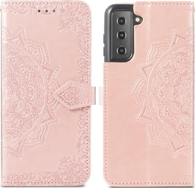 Produktbild von imoshion Mandala Klapphülle Samsung Galaxy S21 - Rosé gold