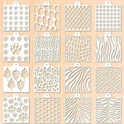 Produktbild von wiederverwendbare Bakstencils für Dekoration – dekorative Girlande und Zubehör – für Hochzeit, Geburtstag & Party