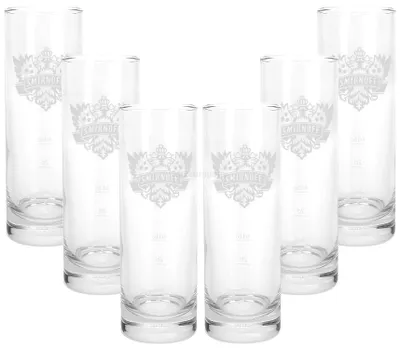 Produktbild von Smirnoff Vodka Glas Gläser Set - 3x Longdrinkgläser 2/4cl geeicht