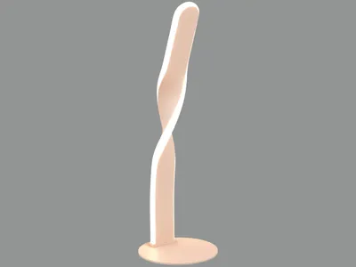 Immagine prodotto di LED, lampada da tavolo, sabbia, design Twist, interruttore a cordicella, H 40,5 cm