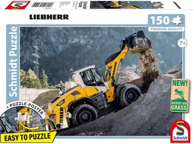 Produktbild von 150 Teile Schmidt Spiele Kinder Puzzle Liebherr Radlader L526 56551