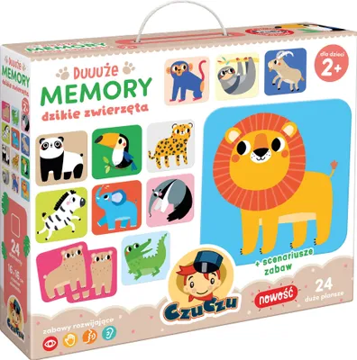 Obrázek produktu pro CzuCzu Duuuże memory Dzikie zwierzęta 2+