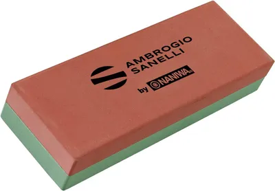 Produktbild von Ambrogio Sanelli - Naniwa - Basic Stone - Kombinierter Messerschärfstein - Körnung Nr. 220 und Nr. 1000