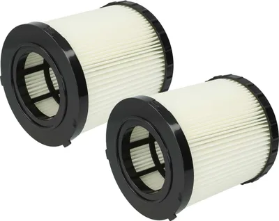 Produktbild von vhbw 2 Faltenfilter Ersatz für Dewalt DCV5801H, DCV5801H-XJ für Staubsauger - Patronenfilter Schwarz Weiß