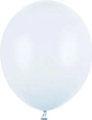 Produktbild von 10 Stk. Luftballon Ø30cm "Uni Pastell" | Hellblau