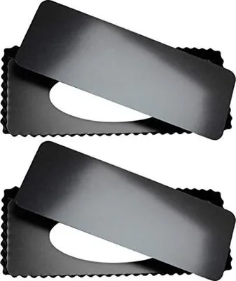 Produktbild von Tebery 2 Stück 14 Zoll Rechteckige Tarteform mit Hebeboden, 36x14cm Antihaftbeschichtet Quicheform Törtchenform Pie Form