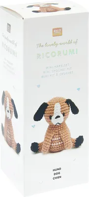 Produktbild von Rico Design 400027.044, Children's crochet set, 3 Jahr(e), Baumwolle, Braun, Schwarz, Weiß