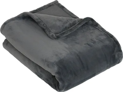Produktbild von Kuscheldecke super flauschig, 150x200 cm, dunkelgrau, 100% Polyester