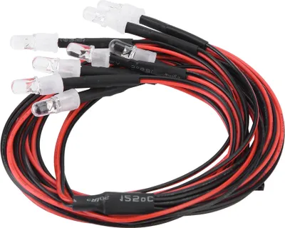 Produktbild von 8 Stück 5 mm LED-Scheinwerfer und Rückleuchten für RC-Modell-Drift-Autos (Zubehör)