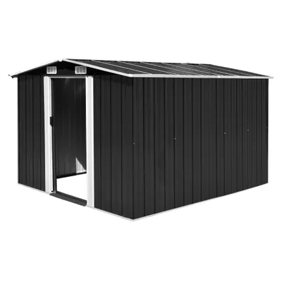 Immagine prodotto di vidaXL Capanno per attrezzi 257×298×178 cm metallo antracite