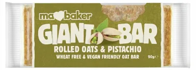 Zdjęcie produktu dla Baton owsiany z pistacjami Ma Baker Giant Pecant Pitachio Bars 90g
