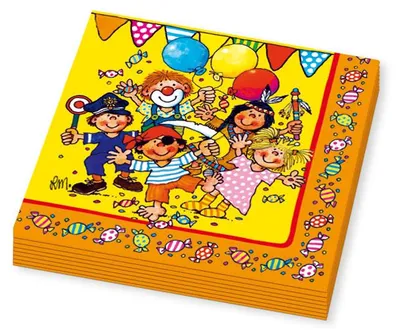 Produktbild von LUTZ MAUDER Kindergeburtstag Servietten Partykids