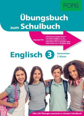 Immagine prodotto di PONS Übungsbuch zum Schulbuch Englisch 3. Gymnasium 7. Klasse