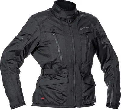 Produktbild von Halvarssons Gruven wasserdichte Damen Motorrad Textiljacke, schwarz, 48